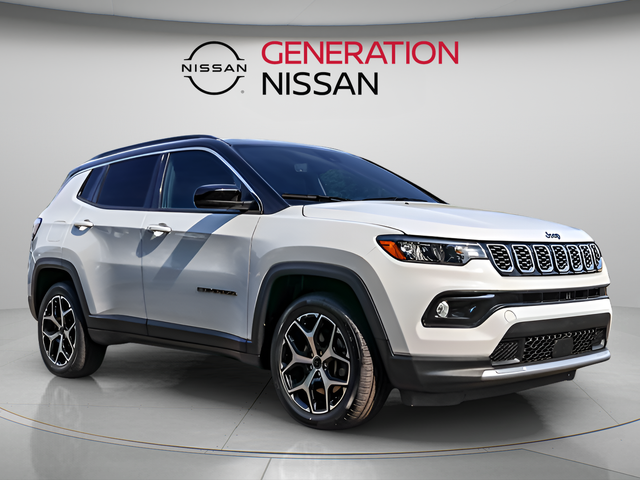 Bright White Clearcoat 2025 Jeep Compass SUV / Crossover Four-Wheel Drive 8-Speed Automatic
