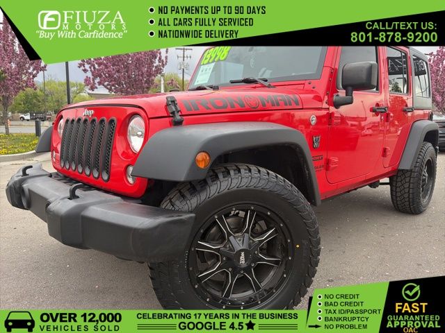 Firecracker Red Clearcoat 2017 Jeep Wrangler Unlimited Sport 4WD SUV / Crossover Four-Wheel Drive 5-Speed Automatic
