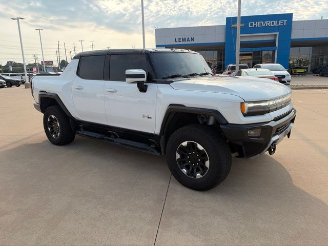 Interstellar White 2023 GMC Hummer EV Pickup Pickup Truck All-Wheel Drive 1-Speed Automatic