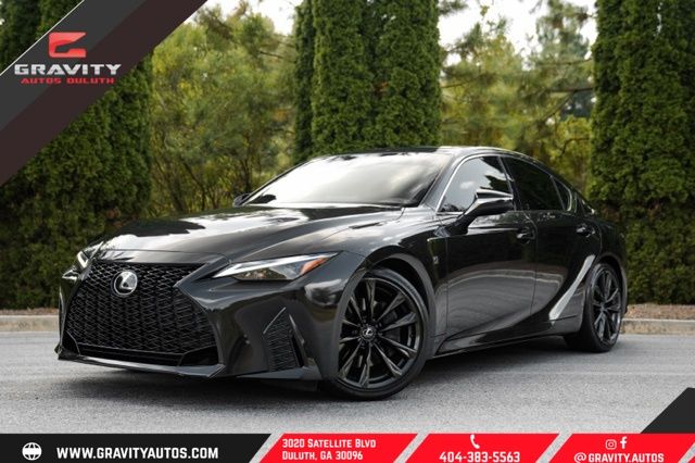 Black (Caviar) 2024 Lexus IS Sedan Rear-Wheel Drive 8-Speed Automatic