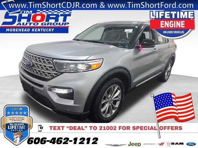 Silver 2024 Ford Explorer SUV / Crossover All-Wheel Drive Automatic