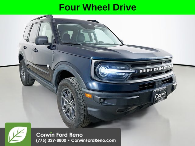 Blue Metallic 2021 Ford Bronco Sport SUV / Crossover All-Wheel Drive 8-Speed Automatic
