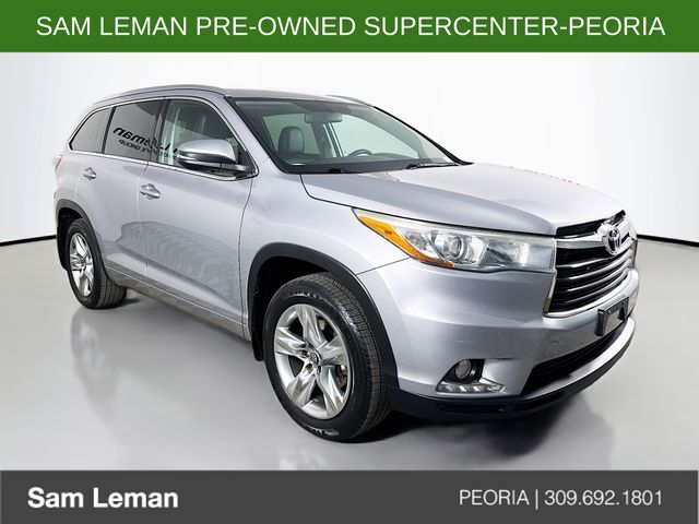 Silver Sky Metallic 2016 Toyota Highlander Limited AWD SUV / Crossover All-Wheel Drive 6-Speed Automatic Overdrive