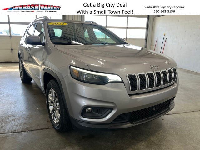 Billet Silver Metallic Clearcoat 2021 Jeep Cherokee SUV / Crossover Four-Wheel Drive 9-Speed Automatic