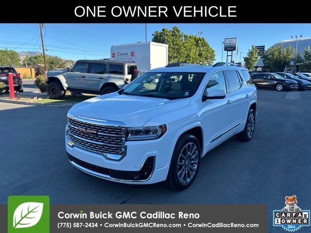 Summit White 2023 GMC Acadia SUV / Crossover Four-Wheel Drive 9-Speed Automatic