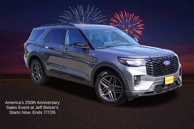 Carbonized Gray Metallic 2025 Ford Explorer SUV / Crossover All-Wheel Drive Automatic