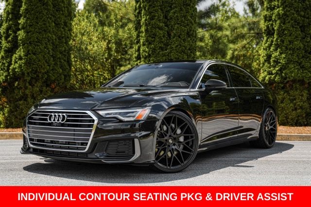 Black Metallic 2019 Audi A6 Sedan All-Wheel Drive 7-Speed Automatic