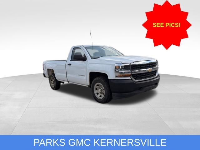 Summit White 2018 Chevrolet Silverado 1500 LS RWD Pickup Truck 4X2 6-Speed Automatic Overdrive