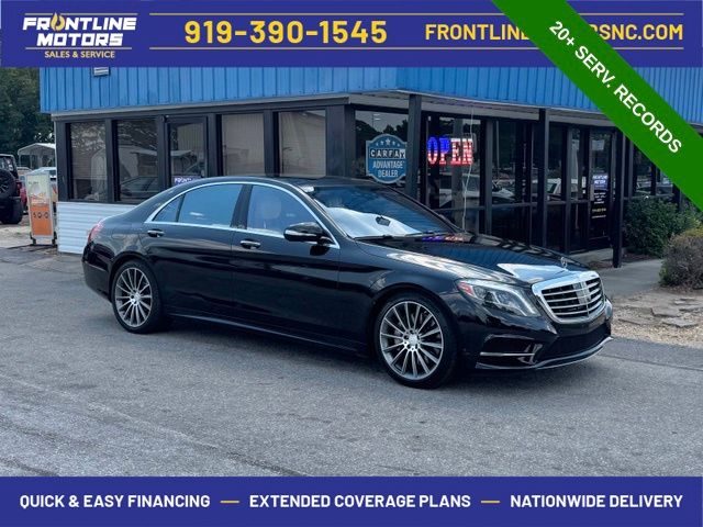 Black 2015 Mercedes-Benz S-Class S 550 Sedan Rear-Wheel Drive 7-Speed Automatic