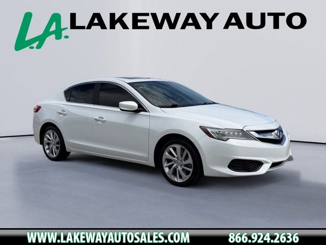 White 2018 Acura ILX Sedan Front-Wheel Drive 8-Speed Dual Clutch