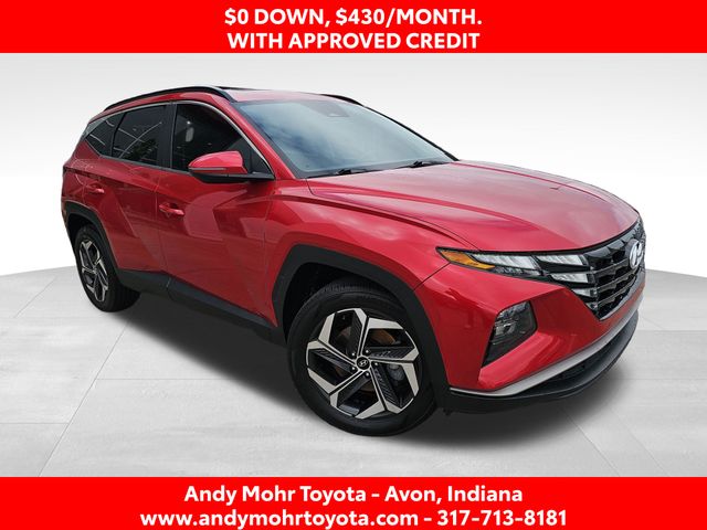 Calypso Red 2022 Hyundai Tucson SEL AWD SUV / Crossover All-Wheel Drive 8-Speed Automatic