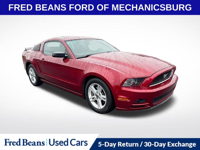 Ruby Red Metallic 2014 Ford Mustang V6 Coupe RWD Coupe Rear-Wheel Drive 6-Speed Automatic