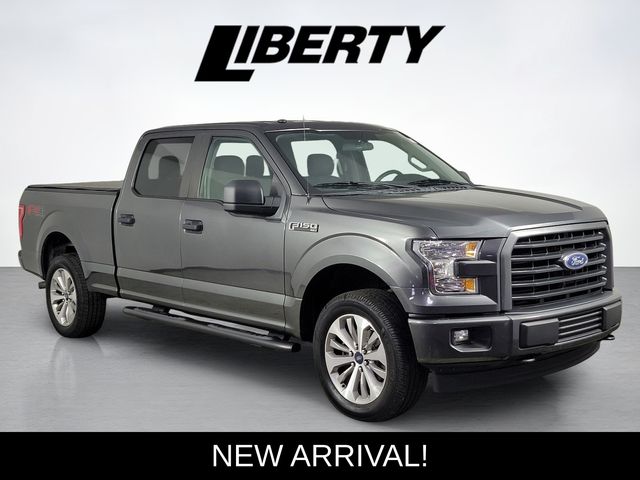 Gray (Magnetic) 2017 Ford F-150 XL SuperCrew LB 4WD Pickup Truck Four-Wheel Drive Automatic