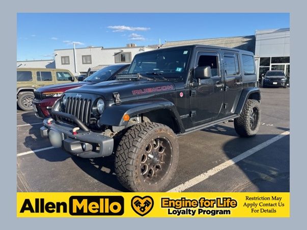 Black Clearcoat 2017 Jeep Wrangler Unlimited Rubicon 4WD SUV / Crossover Four-Wheel Drive 5-Speed Automatic