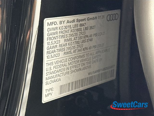 2025 Audi RS Q8 performance