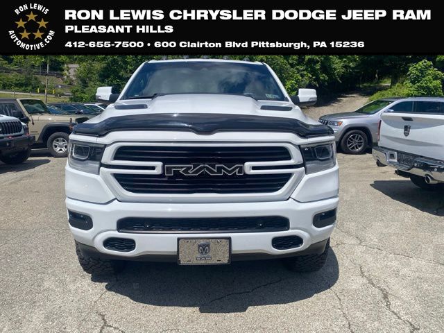 Bright White Clearcoat 2022 RAM 1500 Pickup Truck Four-Wheel Drive 8-Speed Automatic