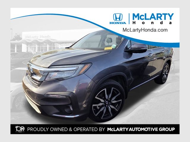 Gray (Modern Steel Metallic) 2020 Honda Pilot Touring FWD with Rear Captain's Chairs SUV / Crossover Front-Wheel Drive 9-Speed Automatic