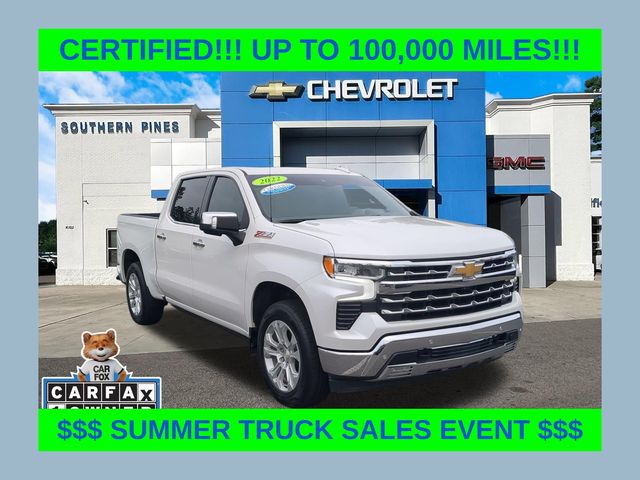 White (Iridescent Pearl Tricoat) 2022 Chevrolet Silverado 1500 Pickup Truck Four-Wheel Drive Automatic