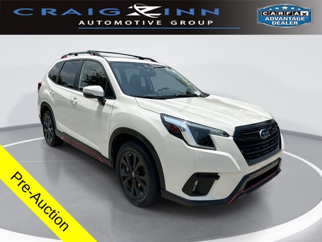 Crystal White Pearl 2023 Subaru Forester SUV / Crossover All-Wheel Drive Continuously Variable Transmission