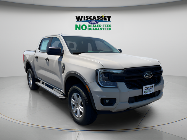 Desert Sand 2025 Ford Ranger XL SuperCrew 4WD Pickup Truck Four-Wheel Drive Automatic