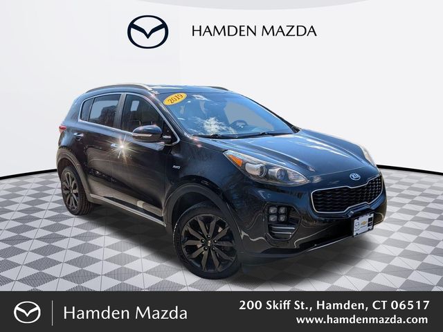 Black Cherry 2019 Kia Sportage SUV / Crossover All-Wheel Drive 6-Speed Automatic Overdrive