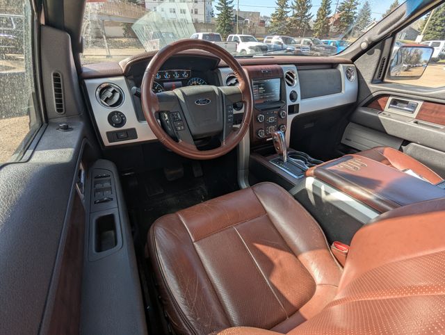 2014 White Platinum Clearcoat Metallic Ford F-150 King Ranch 4X4 Truck