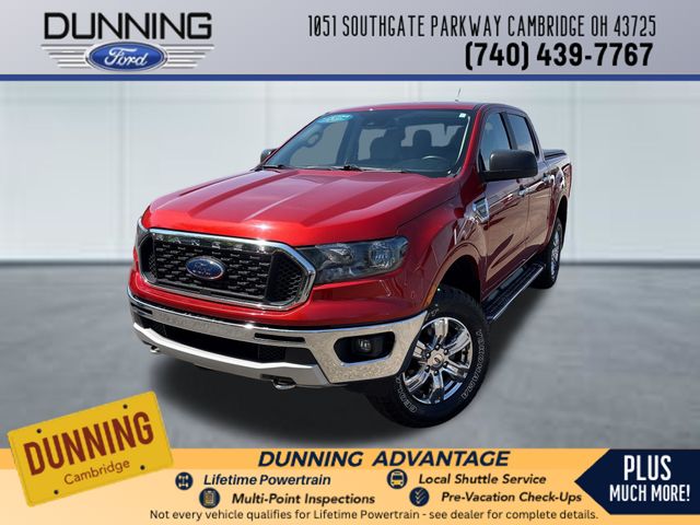 Hot Pepper Red Metallic Tinted Clearcoat 2023 Ford Ranger XLT SuperCrew 4WD Pickup Truck Four-Wheel Drive Automatic