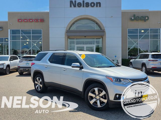 Silver Ice Metallic 2020 Chevrolet Traverse SUV / Crossover Four-Wheel Drive 9-Speed Automatic
