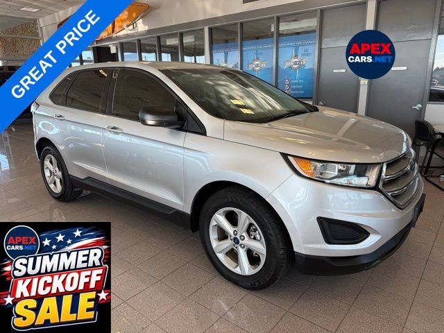 Ingot Silver 2017 Ford Edge SE SUV / Crossover Front-Wheel Drive 6-Speed Automatic