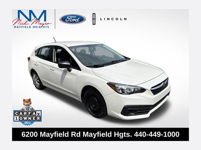 Crystal White Pearl 2022 Subaru Impreza Wagon All-Wheel Drive Continuously Variable Transmission