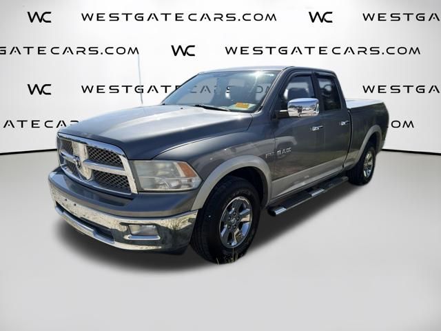 Mineral Gray Metallic Clearcoat/Light Graystone PC 2010 Dodge RAM 1500 Pickup Truck Four-Wheel Drive 5-Speed Automatic