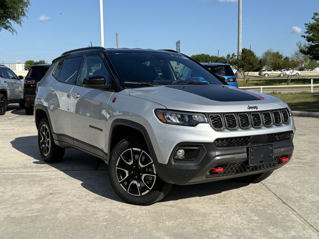 2024 Jeep Compass Trailhawk Silver at Joe Myers Mazda Kia