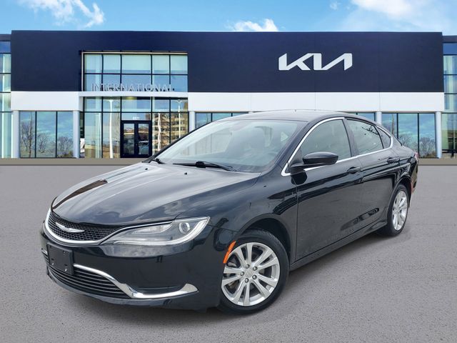 Black Clearcoat 2015 Chrysler 200 Limited Sedan FWD Sedan Front-Wheel Drive 9-Speed Automatic