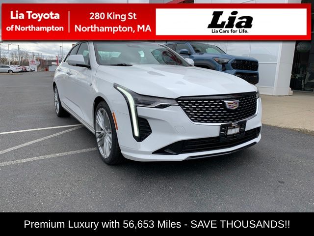 Summit White 2021 Cadillac CT4 Premium Luxury RWD Sedan Rear-Wheel Drive 8-Speed Automatic