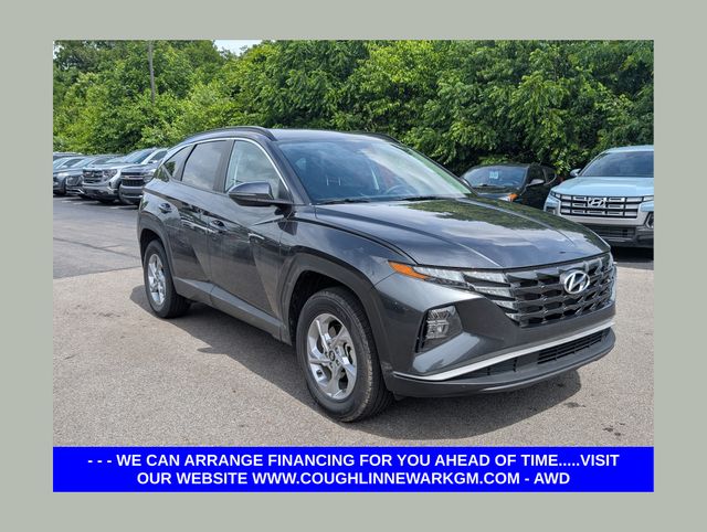 Portofino Gray 2023 Hyundai Tucson SUV / Crossover All-Wheel Drive 8-Speed Automatic