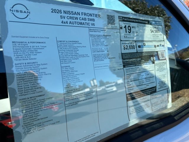 2026 Nissan Frontier SV - Photo 19