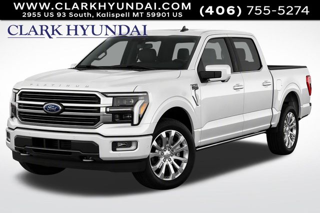 White Metallic 2025 Ford F-150 Pickup Truck Four-Wheel Drive Automatic