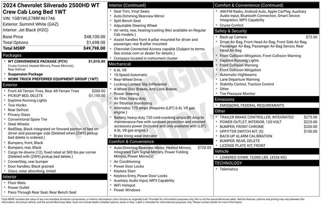 2024 Chevrolet Silverado 2500HD Work Truck photo