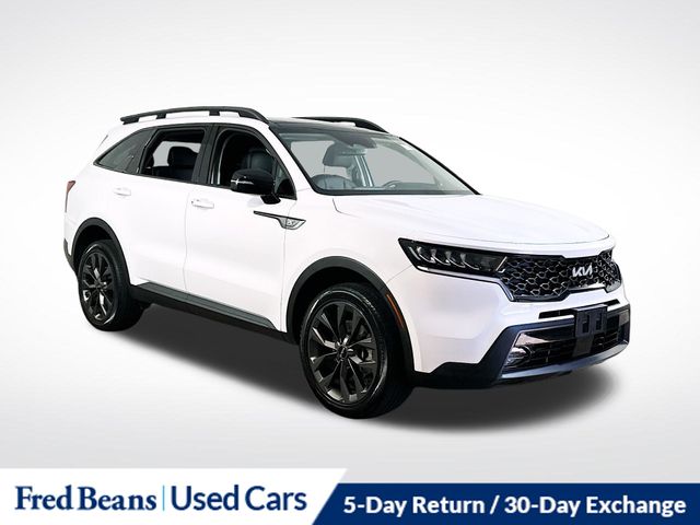 Glacial White Pearl 2023 Kia Sorento SUV / Crossover All-Wheel Drive 8-Speed Dual Clutch