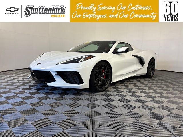 Arctic White 2022 Chevrolet Corvette Convertible Rear-Wheel Drive 8-Speed Dual Clutch