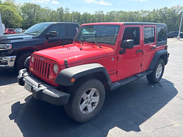 2013 Rock Lobster Clearcoat Jeep Wrangler Unlimited Sport 4X4 SUV