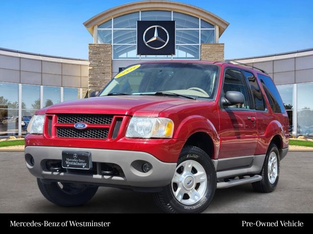 Red 2003 Ford Explorer Sport XLS 4WD SUV / Crossover Four-Wheel Drive 5-Speed Automatic