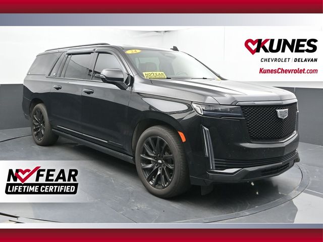Black 2024 Cadillac Escalade ESV SUV / Crossover Four-Wheel Drive Automatic