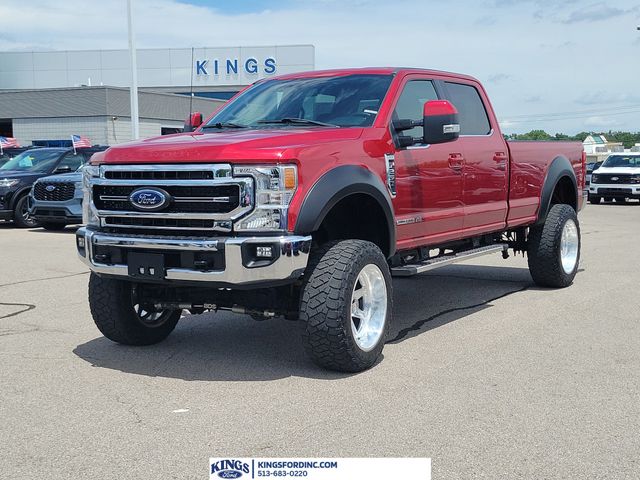 Red Metallic 2022 Ford F-250 Super Duty Lariat Crew Cab 4WD Pickup Truck Four-Wheel Drive Automatic