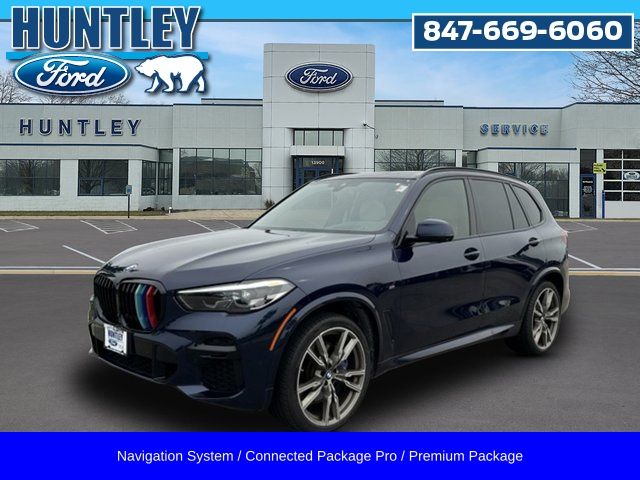 Blue 2022 BMW X5 SUV / Crossover All-Wheel Drive 8-Speed Automatic