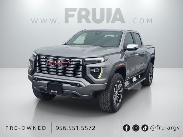 Sterling Metallic 2023 GMC Canyon Denali Crew Cab 4WD Pickup Truck Four-Wheel Drive 8-Speed Automatic