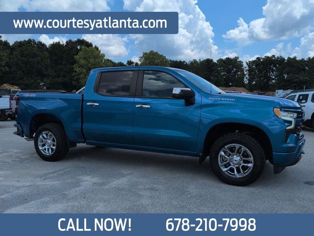 Glacier Blue Metallic 2023 Chevrolet Silverado 1500 Pickup Truck Four-Wheel Drive Automatic