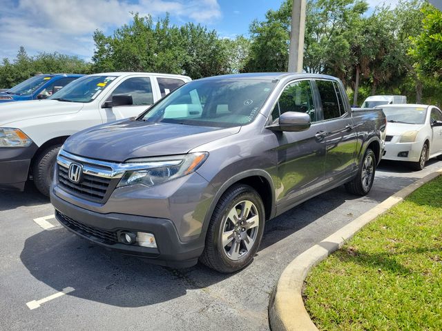 Gray (Modern Steel Metallic) 2017 Honda Ridgeline RTL-T Pickup Truck Front-Wheel Drive 6-Speed Automatic
