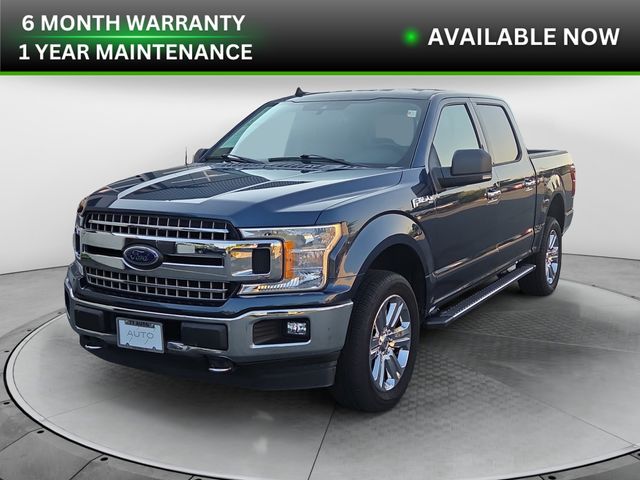 Blue 2019 Ford F-150 Pickup Truck Four-Wheel Drive Automatic