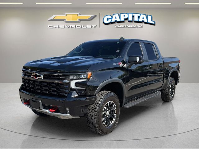 Black 2024 Chevrolet Silverado 1500 ZR2 Crew Cab 4WD Pickup Truck Four-Wheel Drive Automatic